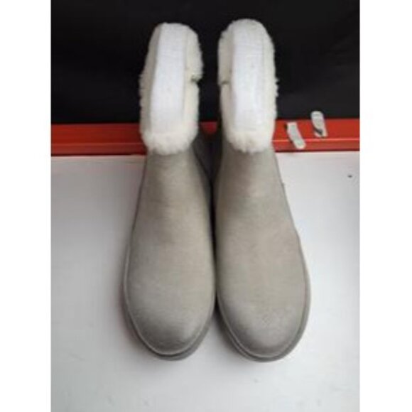 NWB Dansko Misty Barnished101. Gray Suede Shearling Ankle Boots Size 40 US 9 - 9 - Picture 3 of 10